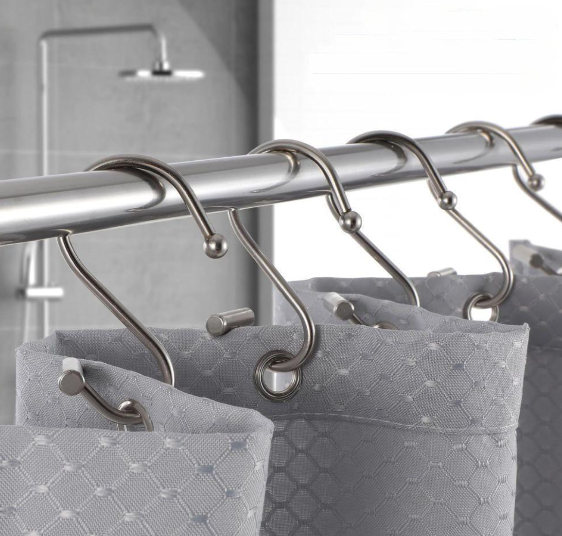 Shower Curtain ball hooks